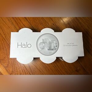Halo Set of Six Shot Glasses